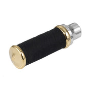 Kustom Tech K-Tech, Fabric Tape Shift/Brake Peg. Polished & Brass – Most H-D with 5/16-24 Threads