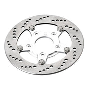 Kustom Tech K-Tech Front Left Brake Rotor 8.5" Stainless,Polished Center – Upto 1999 Models
