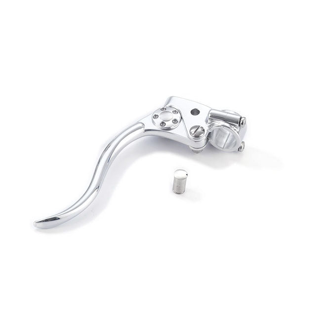 Kustom Tech K-Tech, Deluxe Mechanical Clutch Lever Assembly. Polished