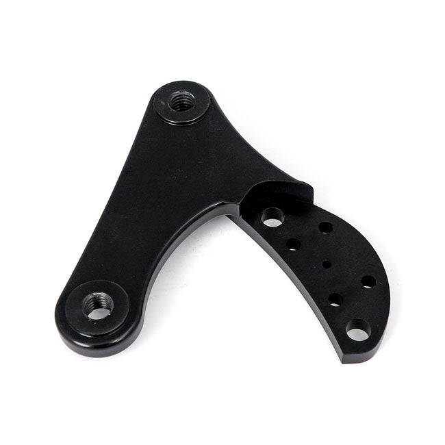 Kustom Tech K-Tech 2-Piston Caliper Mounting Bracket Left. Black – 1984–1999 Evo Big Twin Models with 39 mm…