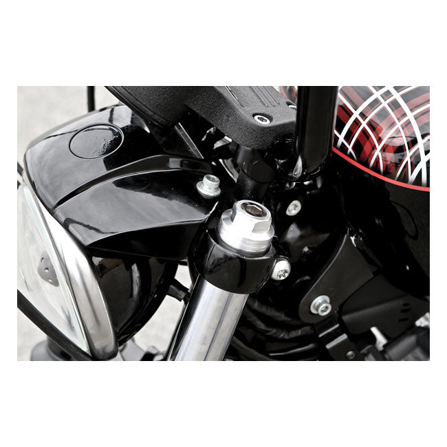 Burly 39mm Fork Spring Preload Adjusters. Clear Anodized – 1987–1994 FXR; 1991–2005 Dyna; 1988–2015…