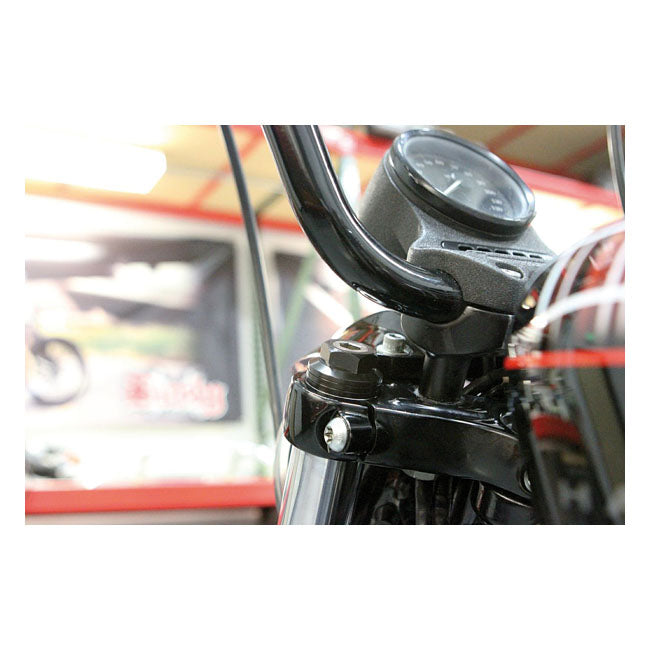 Burly 39mm Fork Spring Preload Adjusters. Black Anodized – 39mm Fork Tube Models: 1987–1994 FXR…