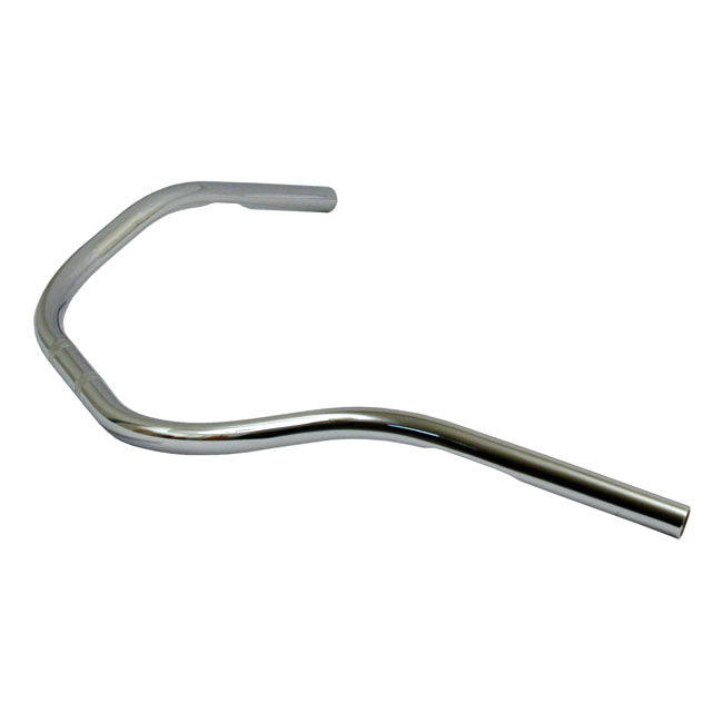 Burly 1" Bikini Beach Bar. Chrome – 1982–2022 H-D with 1" I.d. Risers