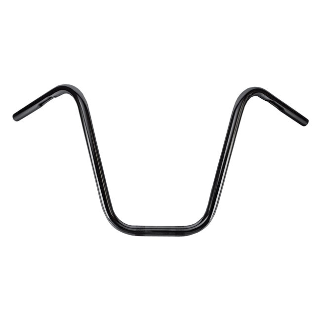 Burly 1" Narrow Apes Handlebar. Black, 14" Rise – 1982–2022 H-D with 1" I.d. Risers
