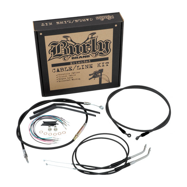 Burly Apehanger Cable/Line Kit – 2007–2010 FLST