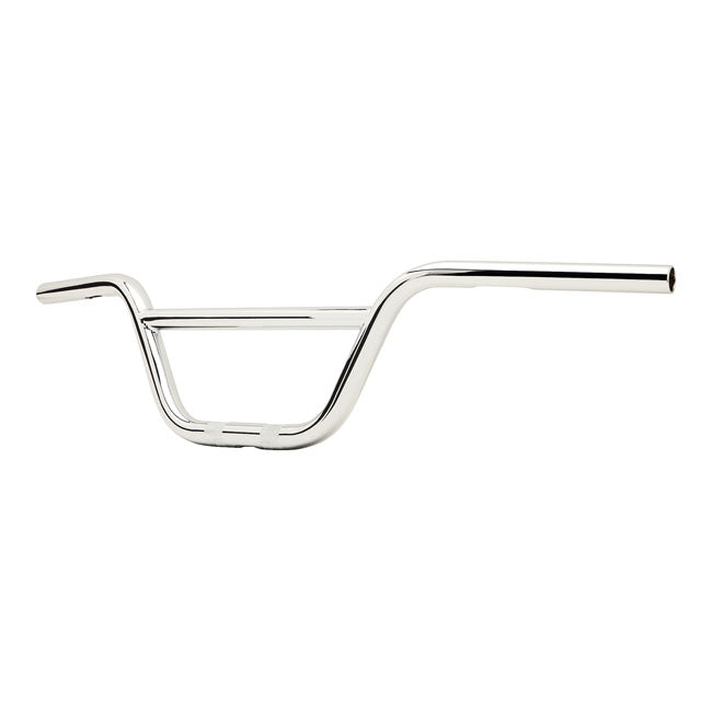 Burly 1" Scrambler Handlebar. Chrome – 1982–2022 H-D with 1" I.d. Risers