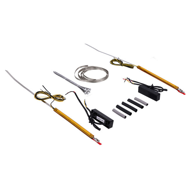 Custom Dynamics Truwrapz® LED Turn Signals – 41 mm Fork Legs
