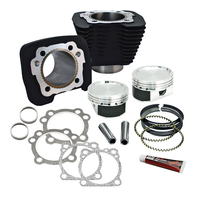S&S 883-1200 XL Big Bore Conversion Cyl. & Piston Kit – 1986–2022 XL883