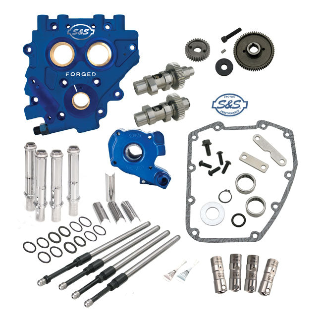 S&S Complete Cam Chest Kit with Gear Drive 551ge Cams – 2007–2017 Softail; 2006–2017 Dyna…