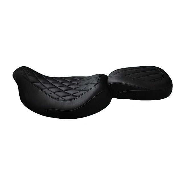 Mustang Wide Tripper Passenger Seat – Touring: 1997–2025 FLT/Touringflh…