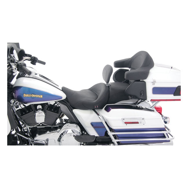 Mustang Super Touring Seat. with Rider Backrest. Heated – 2008–2025 FLT/Touring; 2009–2025…