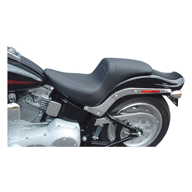 Mustang Tripper Fastback 2-Up One-Piece Seat – 2006–2010 FXST with 200 mm Tyre…