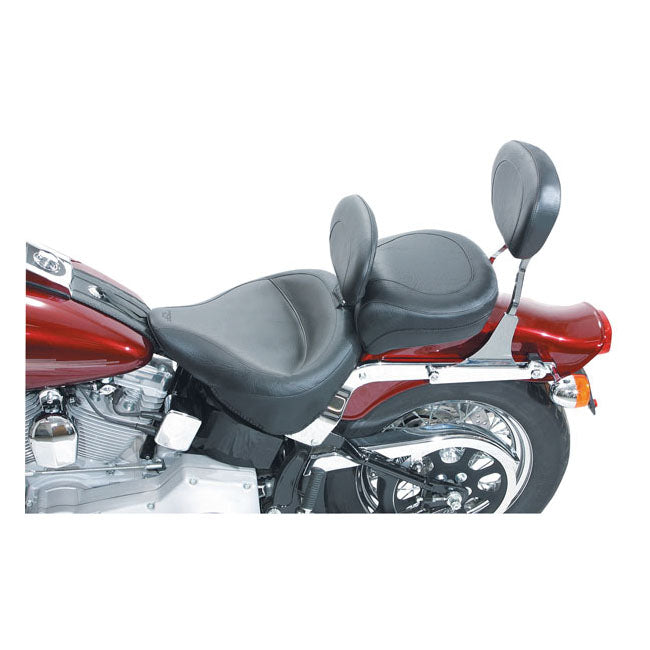 Mustang Wide Touring Passenger Seat. with Recess – 2007–2017 FLSTC Heritage Classic…