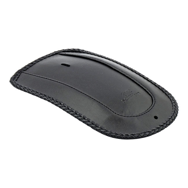 Mustang Rear Fender Bib. Plain with Braided Edges – 2004–2022 XL Sportster