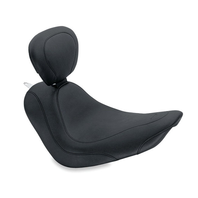 Mustang Wide Tripper Solo Seat. with Rider Backrest – 2006–2010 FXST; 2007–2017 FLSTF Fat Boy…