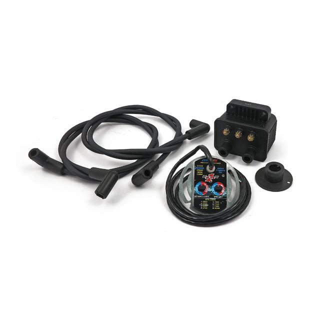 Compu-Fire Ignition Module, Wire & Coil Kit. Electric Start – 1970–1999 Big Twin and 1971–2001…