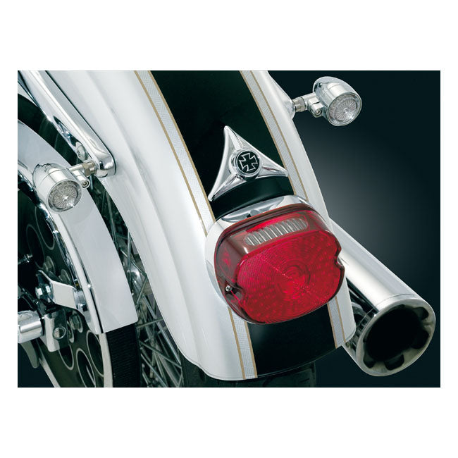 Kuryakyn License Plate Mount Hole Cover – ALL H-D WITH 3-BOLT LICENSE PLATE ABOVE…