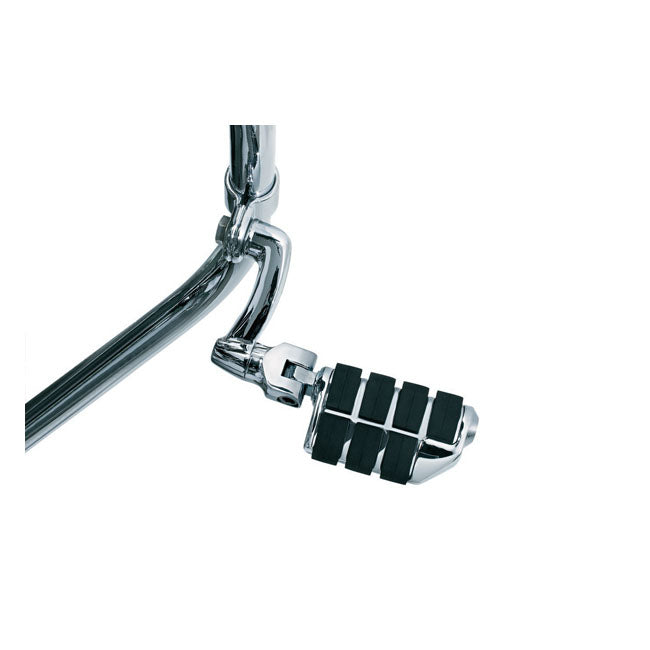 Kuryakyn Longhorn Highway Peg Set. 1-1/2 (38 mm). Chrome – 1-1/2 (38 mm) Round Tubing