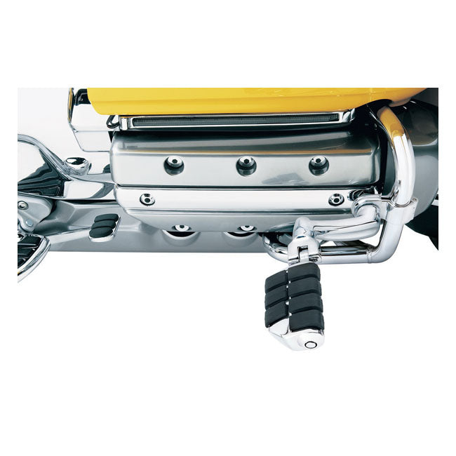 Kuryakyn Longhorn Highway Peg Set. 1" (25.4mm). Chrome – 1" (25.4mm) Round Tubing