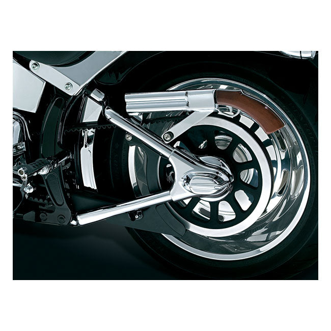 Kuryakyn Phantom & Swingarm Cover Kit. Chrome – 2008–2017 FLSTC; FLSTSE; 2008–2015 FXST…