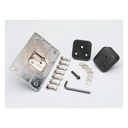 Kuryakyn License Plate Holder ''Lay Down''. Chrome – All H-D with OEM 3-Bolt Fender Mount