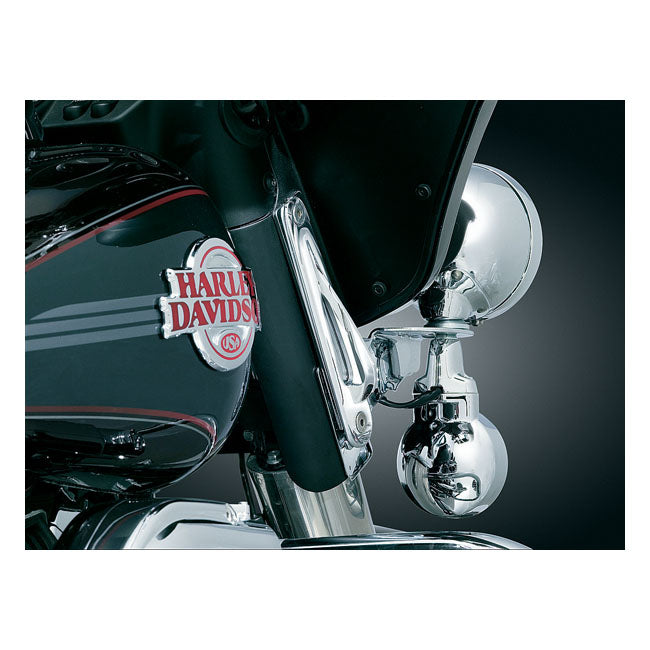 Kuryakyn Front Fork Custom Tie-Down Brackets. Chrome – 1983–2013 Electra Glides; 1994–2022 FLHR…