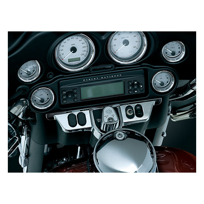 Kuryakyn Switch Panel Accent. Chrome – 1996–2013 Electra Glides; 2006–2013 FLHX