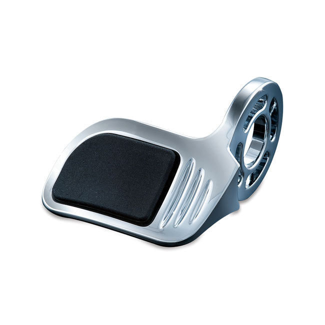 Kuryakyn ISO Contoured Throttle Boss. Right, Chrome – Fits Kuryakyn Iso-Grips; Iso-Flame Grips…