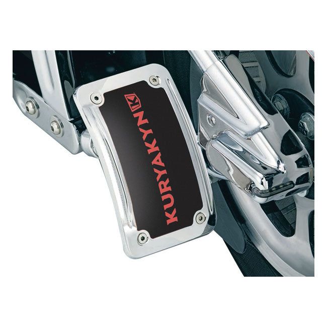 Kuryakyn Curved Licence Plate Holder, Vertical