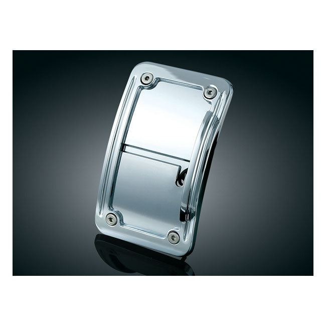 Kuryakyn Curved Licence Plate Holder, Vertical