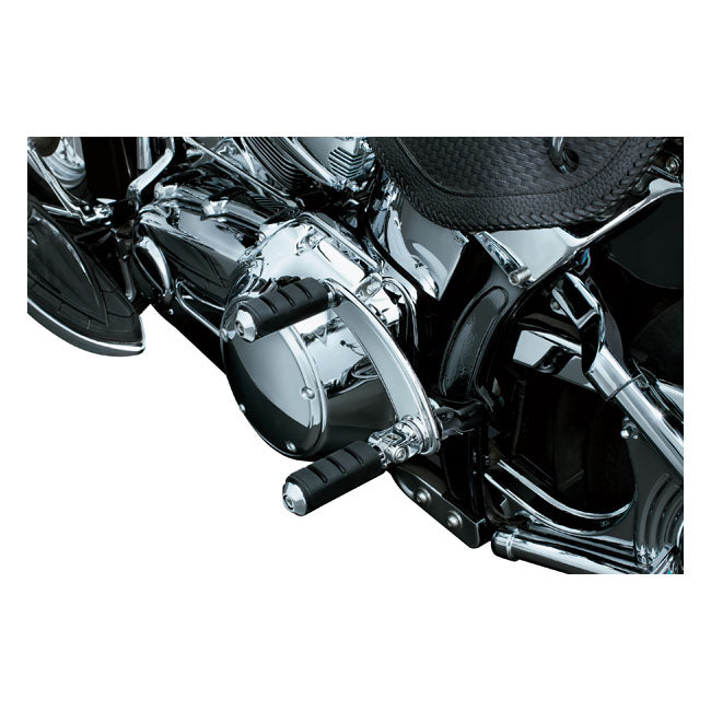 Kuryakyn Trident ISO-pegs. Small. Chrome – All H-D with Traditional Male Mount