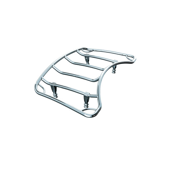 Kuryakyn Multi-Rack Adjustable Trunk Luggage Rack, Chrome – 1980–2025 FLT/Touring; Trikes with King…