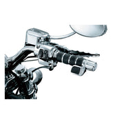 Kuryakyn Premium ISO-grips. Chrome – 2008–2025 H-D with E-throttle