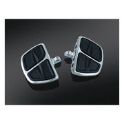 Kuryakyn Kinetic Mini Floorboard Set. Chrome – All Traditional H-D Male Mount