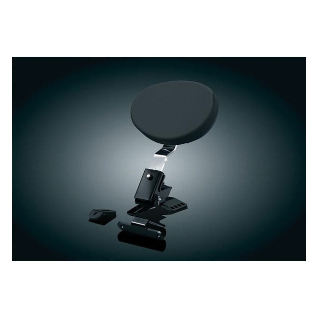 Kuryakyn FLT/Touring Rider Backrest – 2009–2025 FLT/Touring with One-piece…