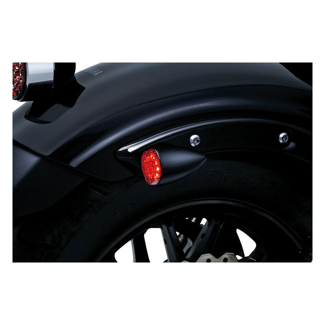 Kuryakyn Torpedo LED Turn Signals. Black – Universal