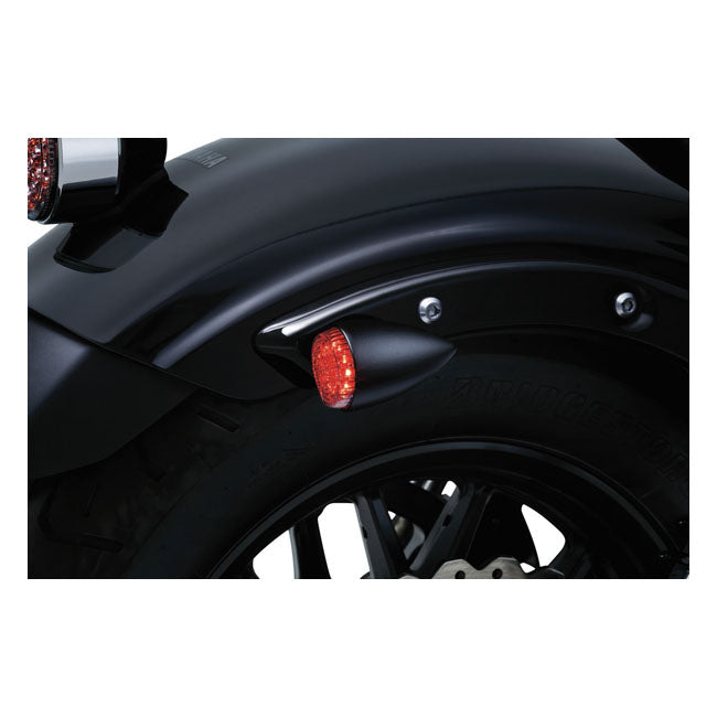 Kuryakyn Torpedo LED Run-turn-brake Combo. Black – Universal 12V Applications