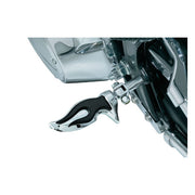 Kuryakyn Flamin'' Foot Pegs. Chrome – All H-D with Traditional Male Mount