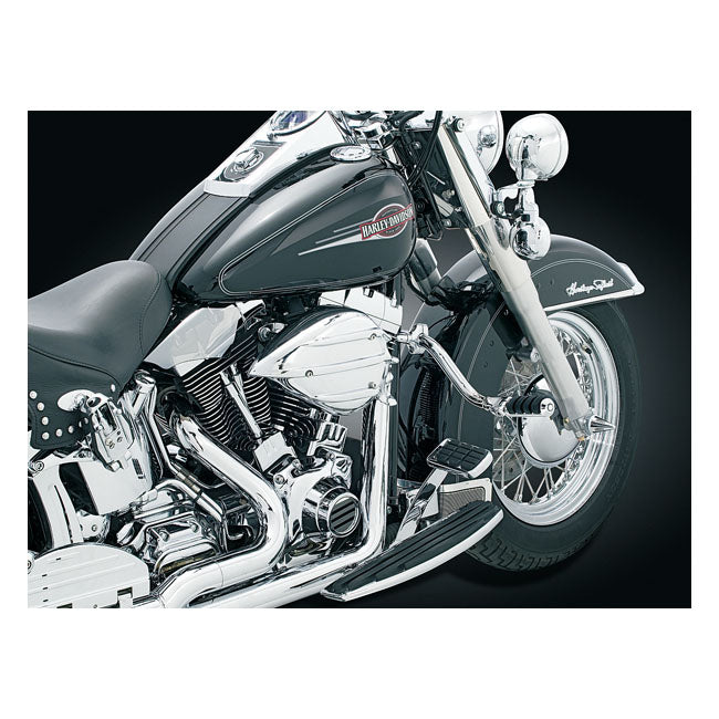 Kuryakyn Adjustable Mustache Bar. Chrome – Many Bikes with Dual 1-1/4" (32 mm) Down…