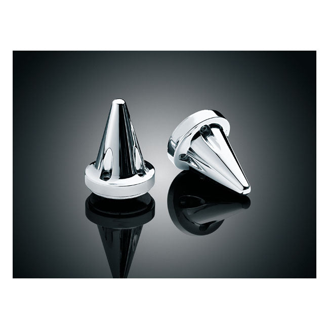 Kuryakyn Stiletto Grip End Caps. Chrome