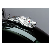 Kuryakyn ''Wild Boar'' Front Fender Ornament. Chrome – 80-Up FL; FLT/Touring Models in Custom…