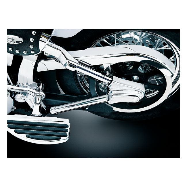 Kuryakyn Swingarm Cover Set. Chrome – 2000–2007 Softail