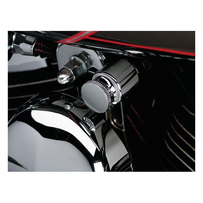 Kuryakyn Marquis Choke Knob Chrome – 1988–2006 XL Sportster; 1990–2006 Big…