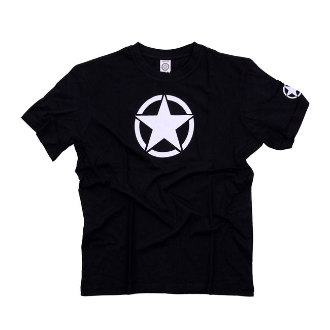 Army Surplus Star T-Shirt Black