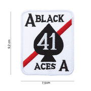Army Surplus Patch Black Aces