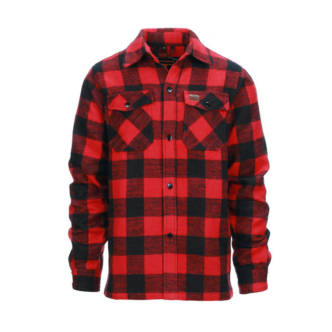 Army Surplus Lumberjack Flannel Shirt Chequered Red/Black – M