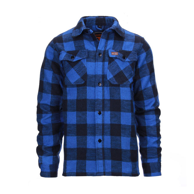 Army Surplus Lumberjack Flannel Shirt Chequered Blue/Black – Male US Size M