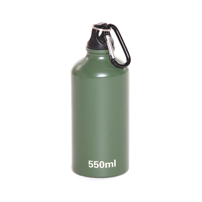 Army Surplus Aluminium Bottle with Carabiner