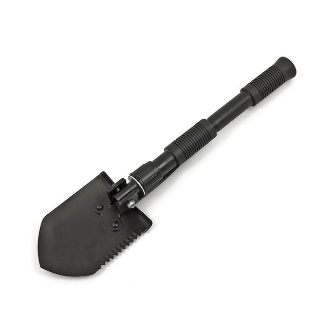 Army Surplus Folding Spade, with Built-in Axe