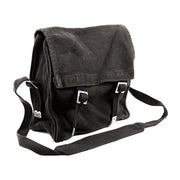 Army Surplus Fosco Canvas Shoulder Bag Black – 2025 X 10 X 24 Cm